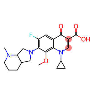 Moxifloxacin Related Compound F (25 mg) (1-Cyclopropyl-6-fluoro-8-methoxy-7-(1-methyloctahydro-6H-pyrrolo[3,4-b]pyridin-6-yl)-4-oxo-1,4-dihydroquinoline-3-carboxylic acid)