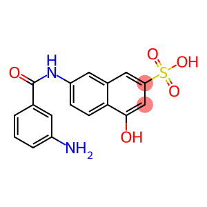 7-[(3-氨基苯甲酰)氨基]-4-羟基萘-2-磺酸