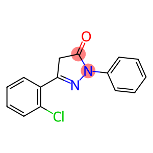 5-(2-CHLOROPHENYL)-2,4-DIHYDRO-2-PHENYL-3H-PYRAZOL-3-ONE