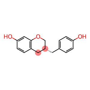 2H-1-Benzopyran-7-ol, 3,4-dihydro-3-[(4-hydroxyphenyl)methyl]-, (3R)-