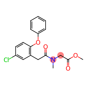 Glycine, N-[2-(5-chloro-2-phenoxyphenyl)acetyl]-N-methyl-, methyl ester