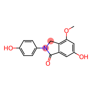 1H-Isoindol-1-one, 2,3-dihydro-6-hydroxy-2-(4-hydroxyphenyl)-4-methoxy-