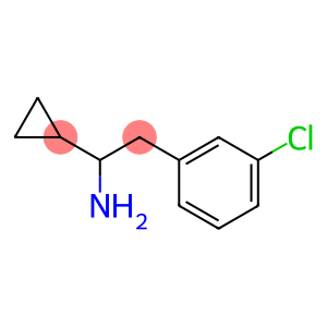 2-(3-Chlorophenyl)-1-cyclopropylethan-1-amine