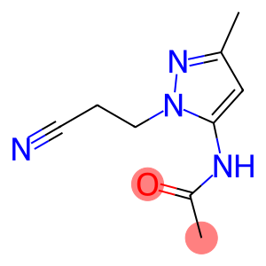 N-[1-(2-cyanoethyl)-3-methyl-1H-pyrazol-5-yl]acetamide