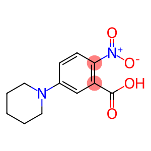 Benzoic acid, 2-nitro-5-(1-piperidinyl)-