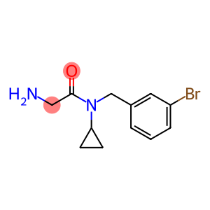 Acetamide, 2-amino-N-[(3-bromophenyl)methyl]-N-cyclopropyl-
