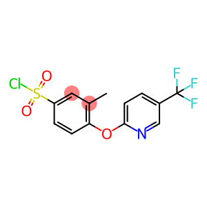 Benzenesulfonyl chloride, 3-methyl-4-[[5-(trifluoromethyl)-2-pyridinyl]oxy]-