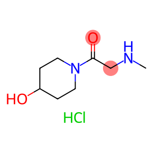 1-(4-Hydroxy-1-piperidinyl)-2-(methylamino)-1-ethanone hydrochloride