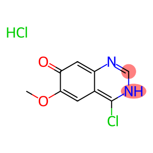 7-Quinazolinol,4-chloro-6-methoxy-, hydrochloride (1:1)