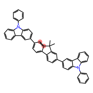 3,3'-(9,9-Dimethyl-9H-fluorene-2,7-diyl)bis(9-phenyl-9H-carbazole)