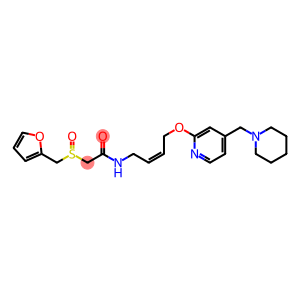 (Z)-2-((Furan-2-ylmethyl)sulfinyl)-N-(4-((3-(piperidin-1-ylmethyl)pyridin-2-yl)oxy)but-2-en-1-