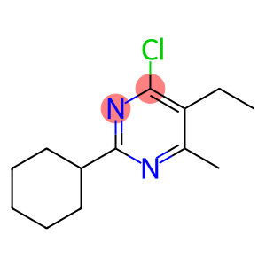 4-Chloro-2-cyclohexyl-5-ethyl-6-methylpyrimidine