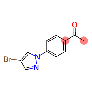 1-[4-(4-bromo-1H-pyrazol-1-yl)phenyl]ethan-1-one