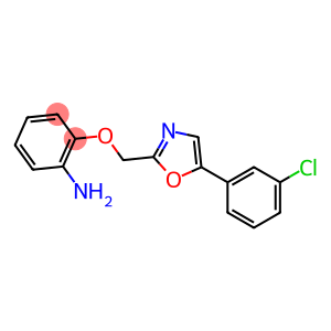 Benzenamine, 2-[[5-(3-chlorophenyl)-2-oxazolyl]methoxy]-