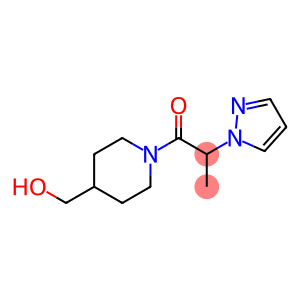 1-Propanone, 1-[4-(hydroxymethyl)-1-piperidinyl]-2-(1H-pyrazol-1-yl)-