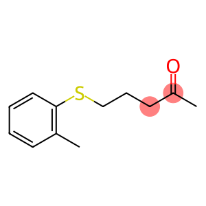 2-Pentanone, 5-[(2-methylphenyl)thio]-