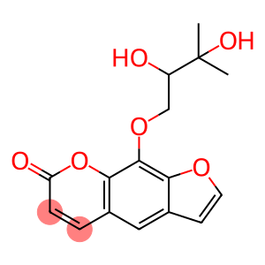 7H-Furo[3,2-g][1]benzopyran-7-one, 9-(2,3-dihydroxy-3-methylbutoxy)-