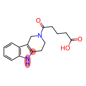 5-Oxo-5-(1,3,4,5-tetrahydro-pyrido[4,3-b]indol-2-yl)-pentanoic acid