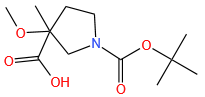 (S)-1-tert-Butyl 3-methyl 3-methoxypyrrolidine-1,3-dicarboxylate