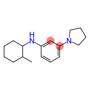 N-(2-methylcyclohexyl)-3-(pyrrolidin-1-yl)aniline