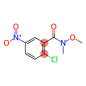 Benzamide, 2-chloro-N-methoxy-N-methyl-5-nitro-