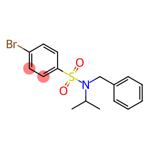 4-溴-N-(1-甲基乙基)-N-(苯基甲基)-苯磺酰胺