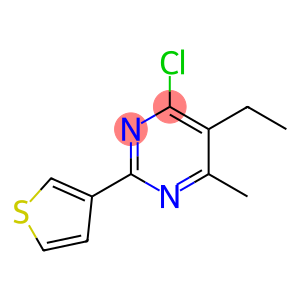 4-Chloro-5-ethyl-6-methyl-2-(thiophen-3-yl)pyrimidine