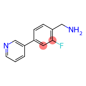 Benzenemethanamine, 2-fluoro-4-(3-pyridinyl)-