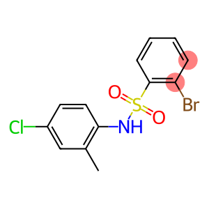2-溴-N-(4-氯-2-甲基苯基)苯磺酰胺