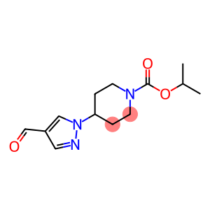 Isopropyl 4-(4-formylpyrazol-1-yl)piperidine-1-carboxylate