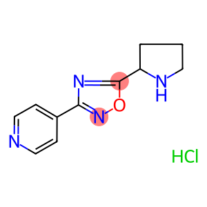 4-(5-吡咯烷-2-基-1,2,4-恶二唑-3-基)吡啶盐酸盐