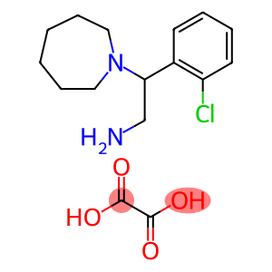 2-AZEPAN-1-YL-2-(2-CHLORO-PHENYL)-ETHYLAMINEHEMIOXALATE