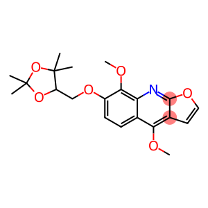 4,8-dimethoxy-7-[(2,2,5,5-tetramethyl-1,3-dioxolan-4-yl)methoxy]furo[2,3-b]quinoline