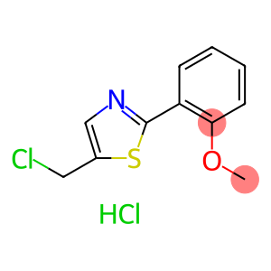 5-(Chloromethyl)-2-(2-methoxyphenyl)-1,3-thiazolehydrochloride