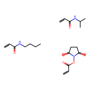 poly(N-isopropylacrylamide-N-n-butylacrylamide-N-acryloxysuccinimide)