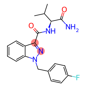 N-[(1S)-1-(氨基羰基)-2-甲基丙基]-1-[(4-氟苯基)甲基]-1H-吲唑-3-甲酰胺