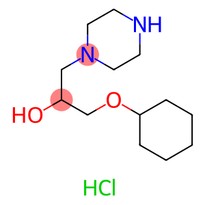 1-Cyclohexyloxy-3-piperazin-1-yl-propan-2-oldihydrochloride