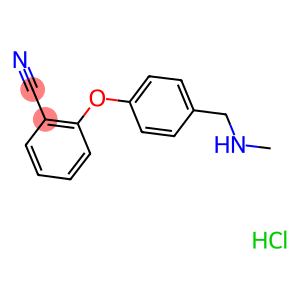 2-{4-[(methylamino)methyl]phenoxy}benzonitrile hydrochloride