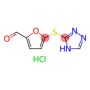 5-(1H-[1,2,4]TRIAZOL-3-YLSULFANYL)-FURAN-2-CARBALDEHYDE HYDROCHLORIDE