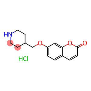 7-(4-PIPERIDINYLMETHOXY)-2H-CHROMEN-2-ONEHYDROCHLORIDE