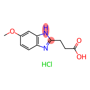 3-(6-甲氧基-1H-苯并[d]咪唑-2-基)丙酸盐酸盐