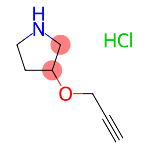 3-(prop-2-yn-1-yloxy)pyrrolidine hydrochloride