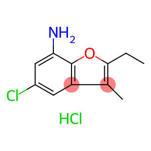 5-chloro-2-ethyl-3-methyl-1-benzofuran-7-amine hydrochloride