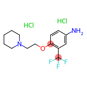 4-[2-(1-Piperidinyl)ethoxy]-3-(trifluoromethyl)-phenylamine dihydrochloride