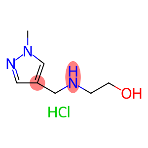 2-{[(1-methyl-1H-pyrazol-4-yl)methyl]amino}ethanol dihydrochloride