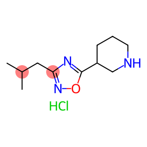 piperidine, 3-[3-(2-methylpropyl)-1,2,4-oxadiazol-5-yl]-