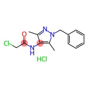 N-(1-BENZYL-3,5-DIMETHYL-1H-PYRAZOL-4-YL)-2-CHLORO-ACETAMIDE HYDROCHLORIDE