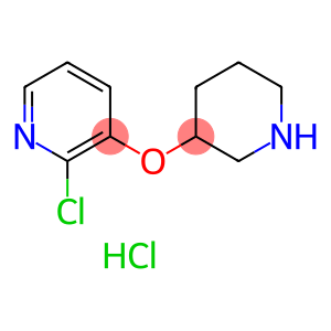 2-Chloro-3-(piperidin-3-yloxy)pyridine hydrochloride