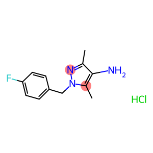 1-[(4-氟苯基)甲基]-3,5-二甲基-1H-吡唑-4-胺盐酸盐