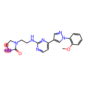 2-Imidazolidinone, 1-[2-[[4-[1-(2-methoxyphenyl)-1H-pyrazol-4-yl]-2-pyrimidinyl]amino]ethyl]-